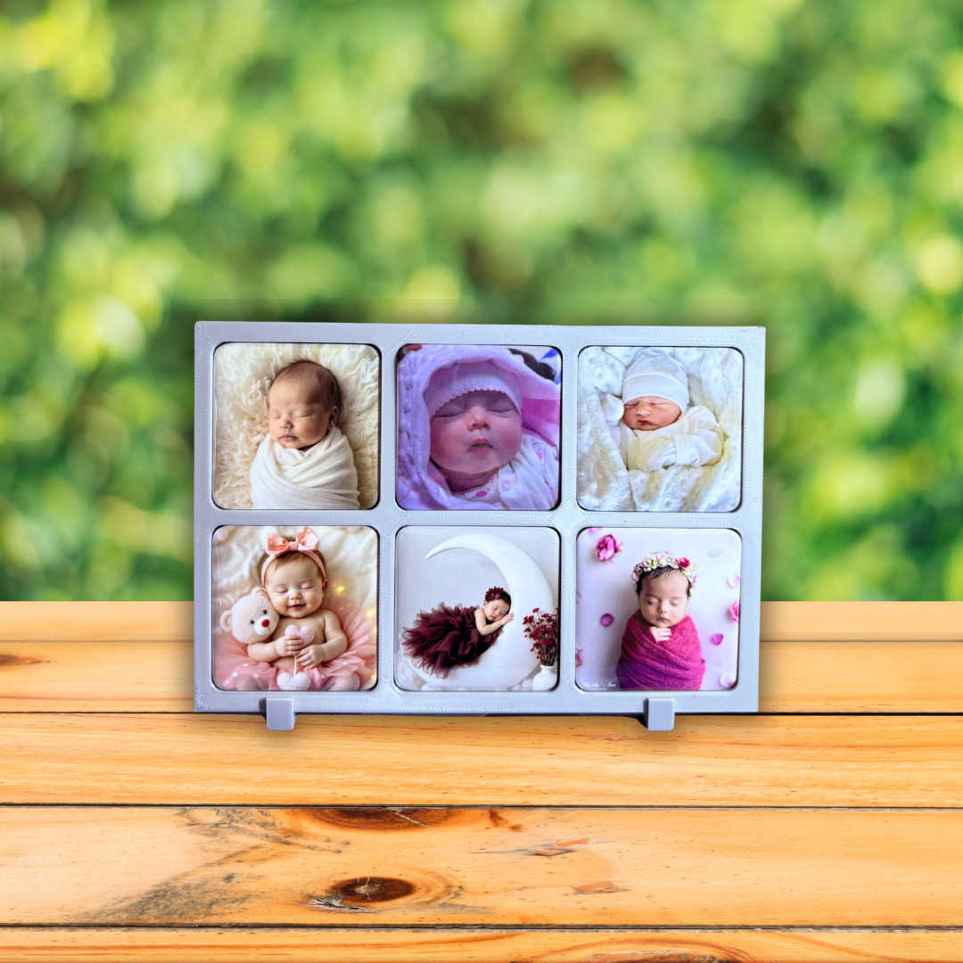 6 Photos Magnet Frame Set